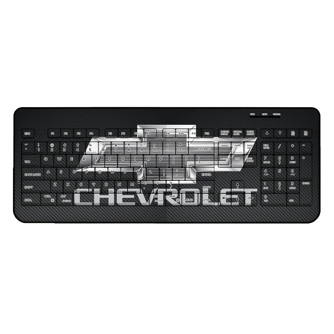 Chevrolet Carbon Fiber Wireless Keyboard