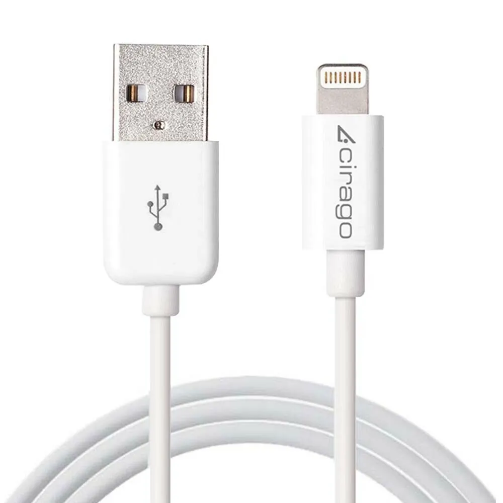 Cirago MFi Certified Lightning to USB Sync / Charging Data Cable Cord for Apple