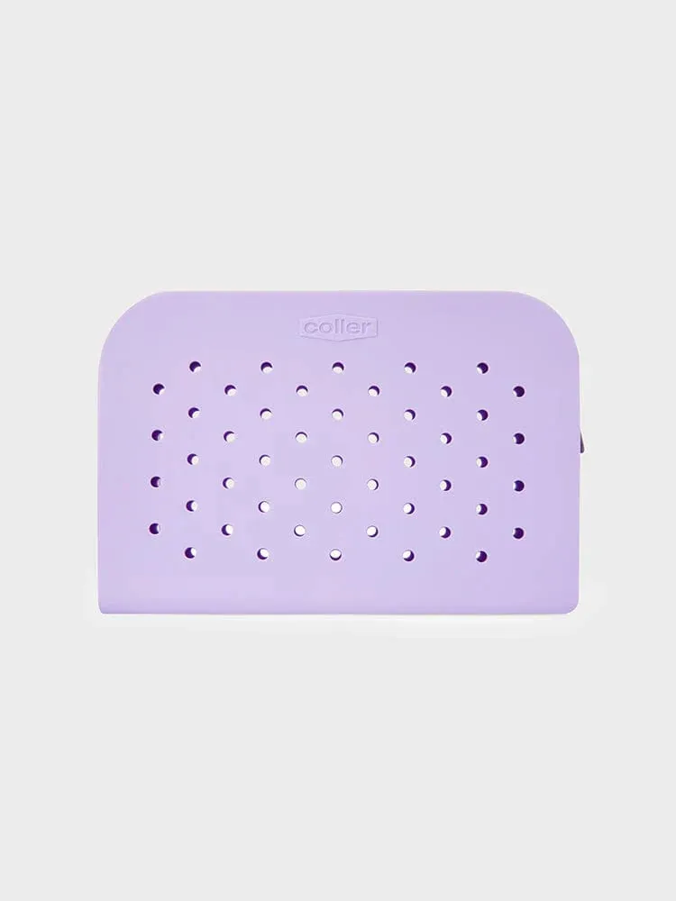 COLLER SILICONE POUCH (M) SOFT LILAC