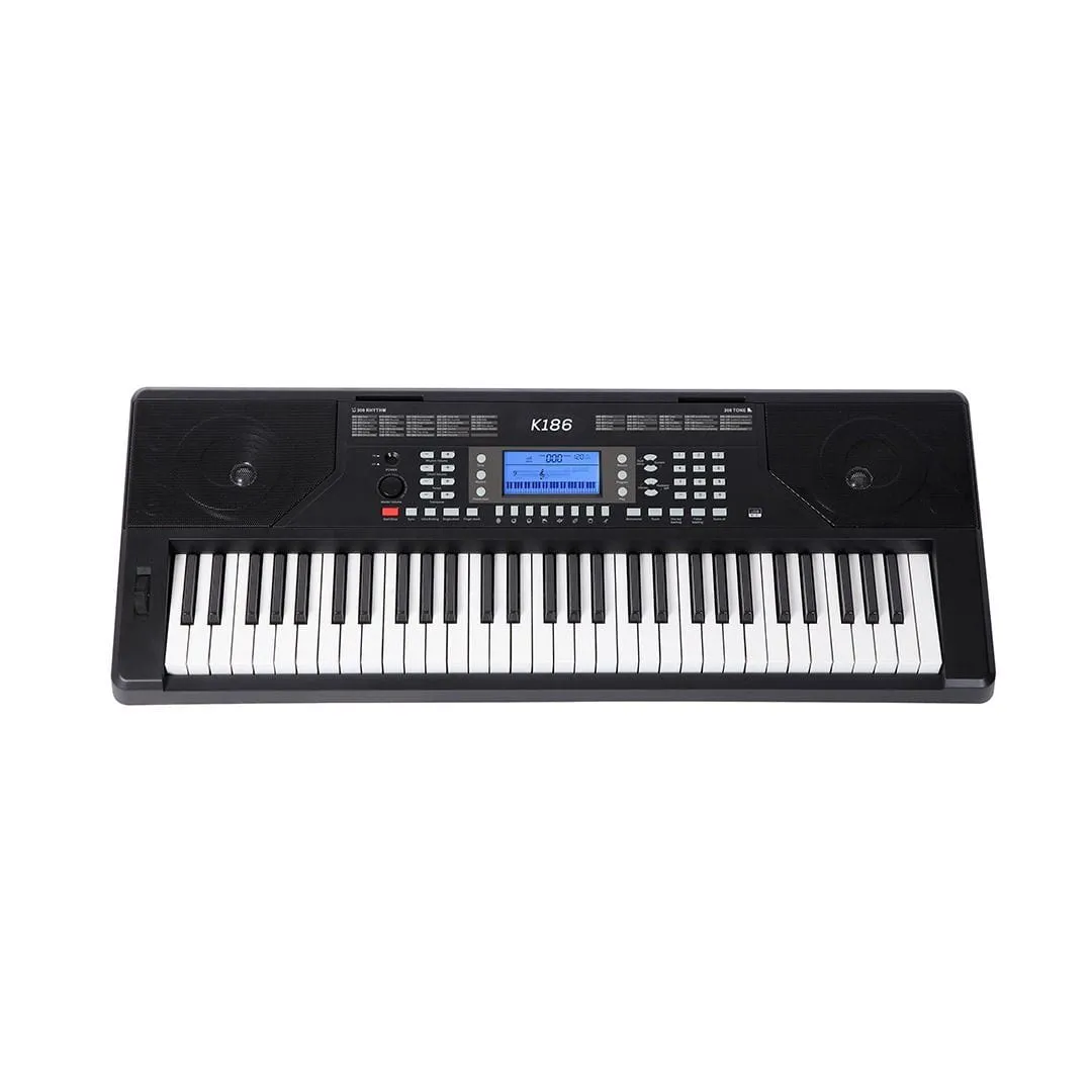 CONQUEROR - Electronic Multifunctional LCD Keyboard Portable 61 Key with Touch Response