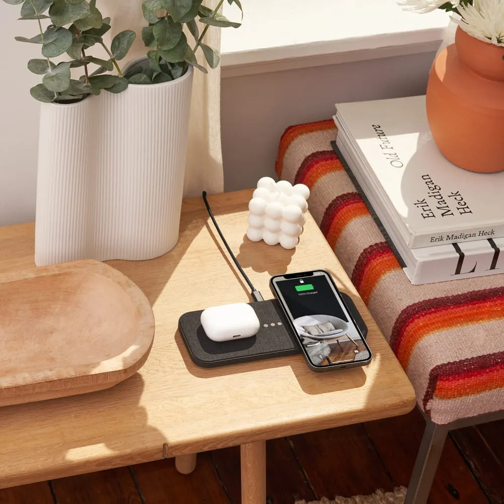 Courant Catch:2 Essentials Wireless Charging Pad - Charcoal