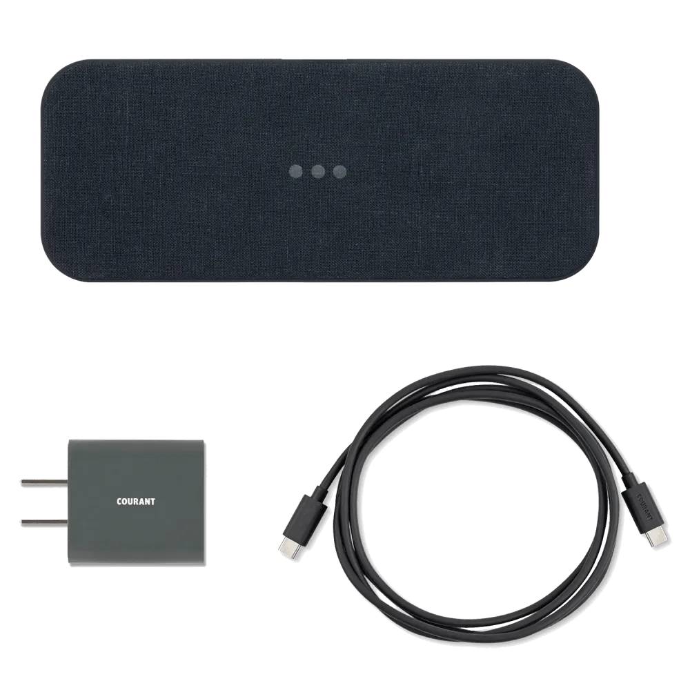 Courant Catch:2 Essentials Wireless Charging Pad - Charcoal