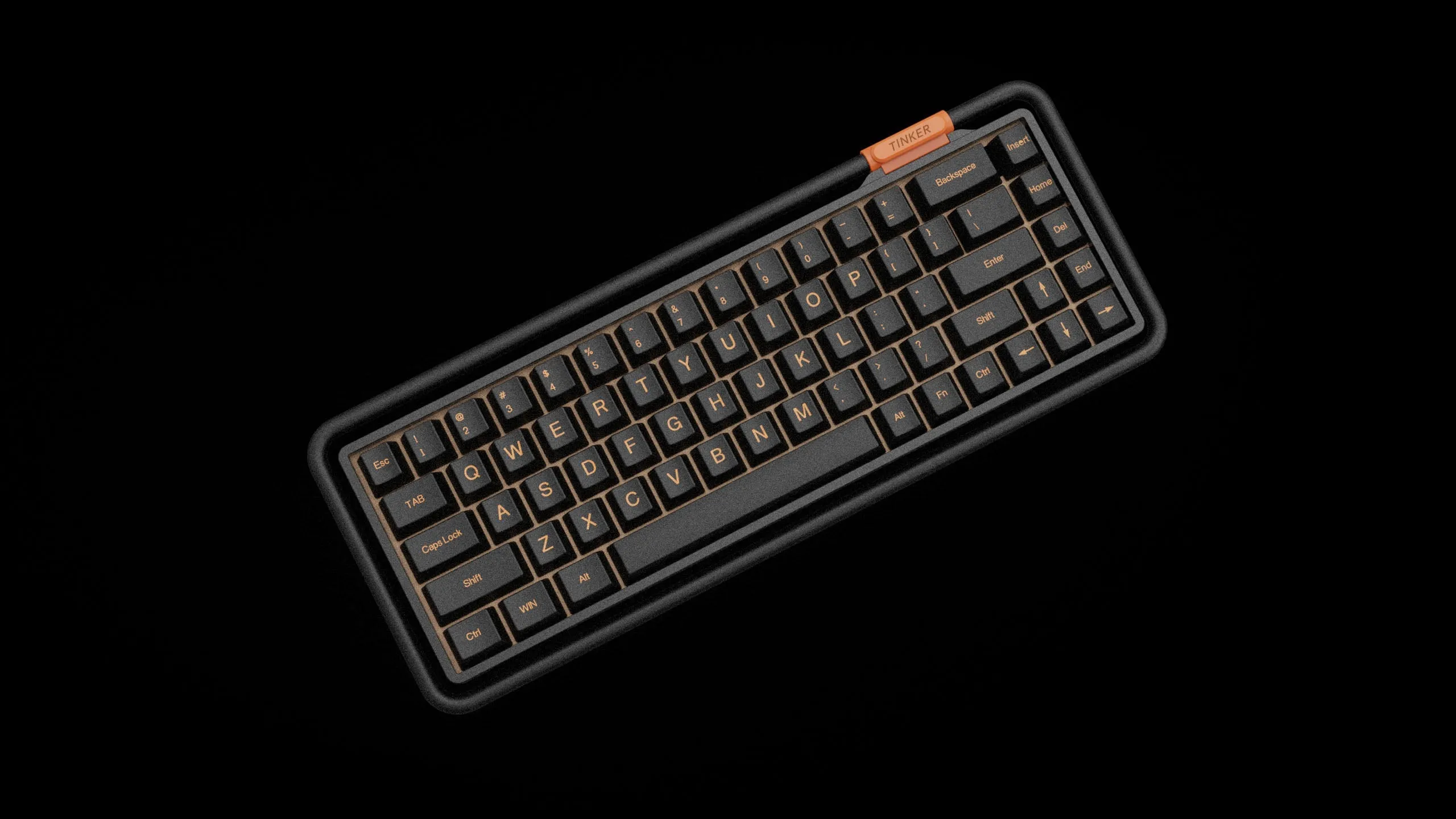 Custom Built Tinker65 65% Wireless Hotswappable Keyboard