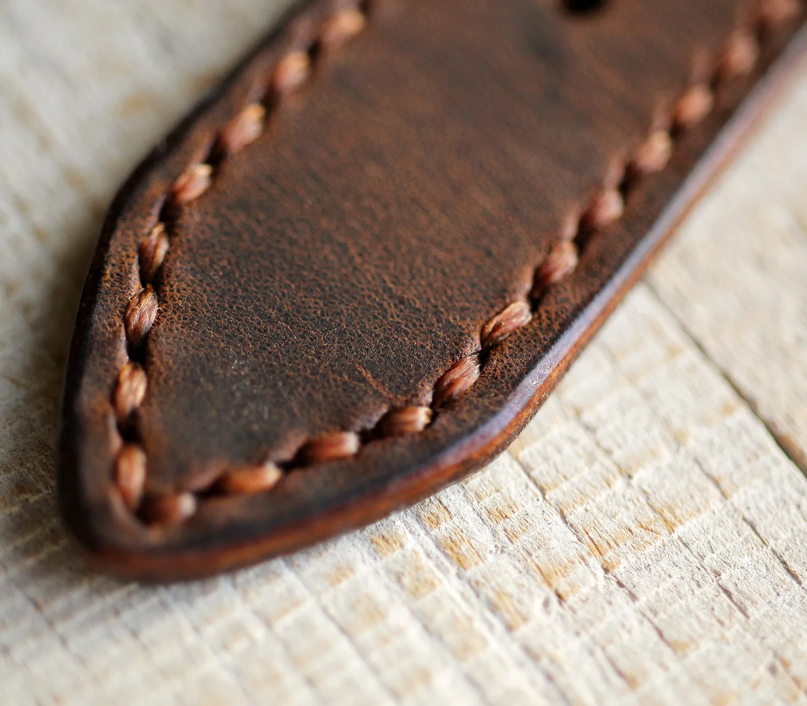 Custom Made Apple Watch Strap - Antique Brown