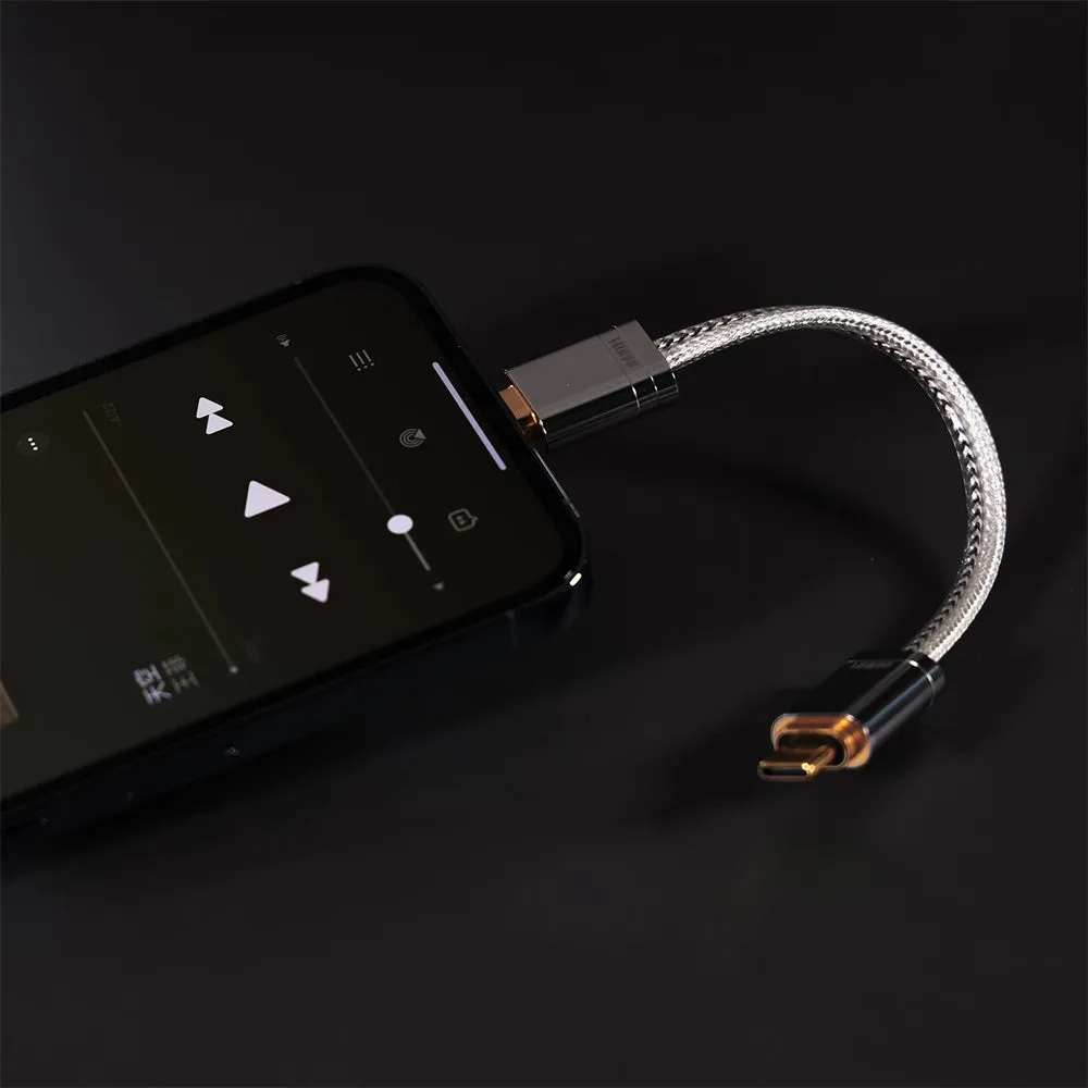 DD ddHiFi MFi09S Lightning to USB C OTG Data Cable For iOS Device & USB-C Audio Devices