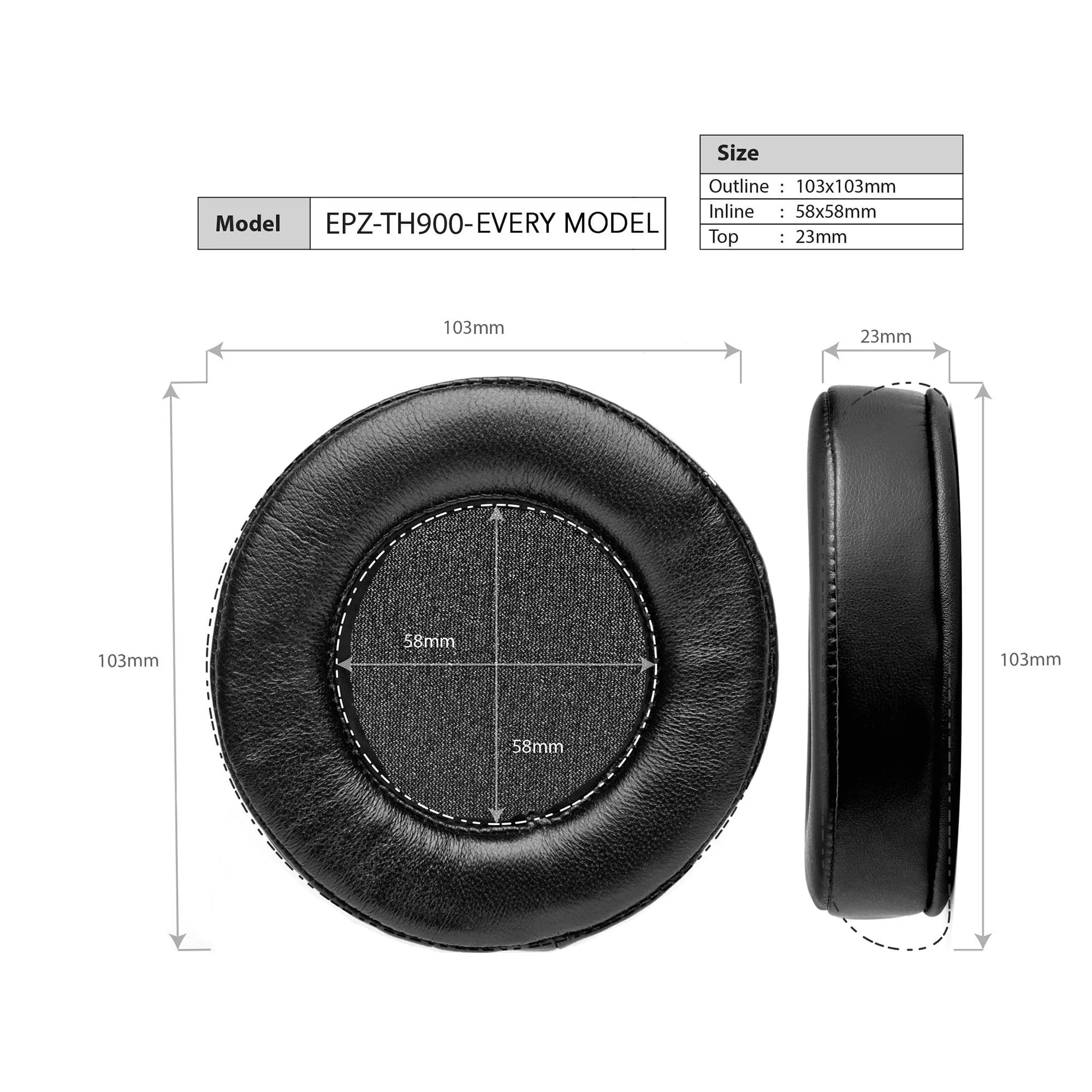 Dekoni Audio Elite Fenestrated Sheepskin Earpads For Fostex TH900 Series