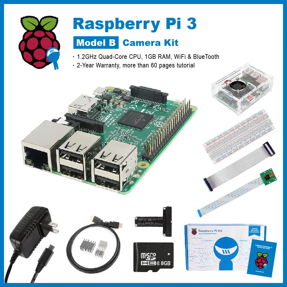 [Discontinued] SainSmart Raspberry Pi 3 Camera Kit [US ONLY]