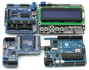 [Discontinued] UNO   Xbee   V5 Sensor Shield  1602 LCD Starter Kit