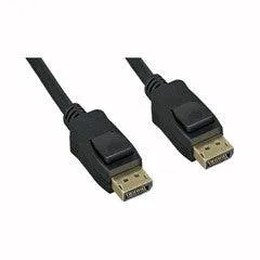 DisplayPort v1.4 Video Cable, 32.4 Gbit/s Data Rate, 8k@60Hz / 4k@120Hz, DisplayPort Male, 3 foot