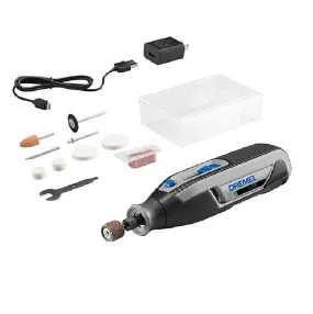 Dremel 7760-N/10 Lite 4-Volt Lithium-Ion Variable Speed Cordless Rotary Tool, Grey