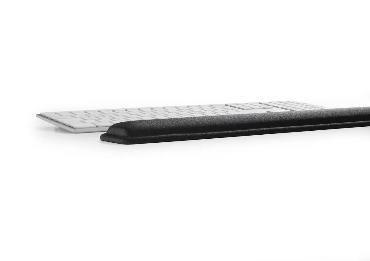 Durable Ergonomic Soft Touch Keyboard Gel Wrist Rest Support | 46 x 6 cm | Grey