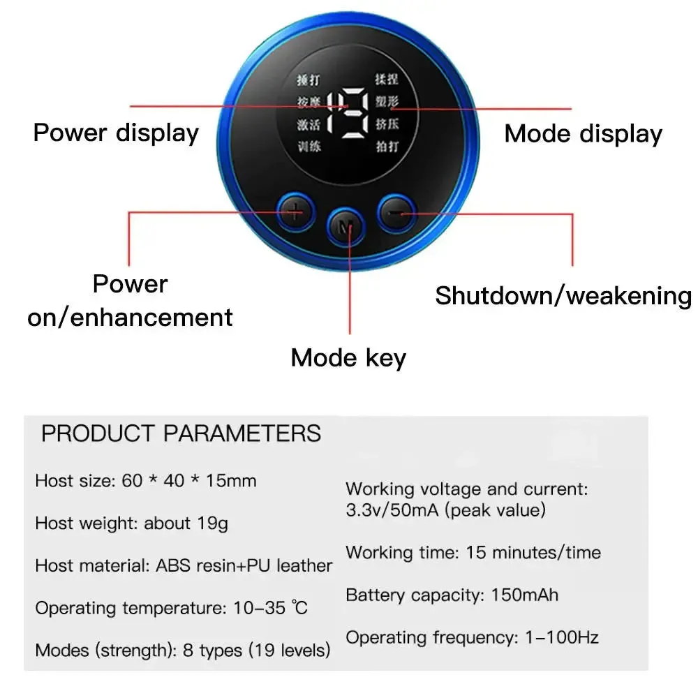 Electric Muscle Stimulator EMS  Wireless Buttocks Hip Trainer