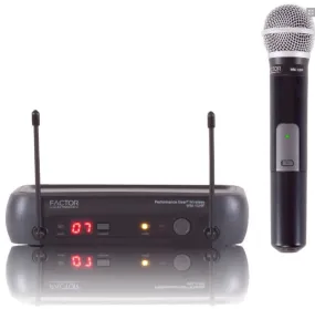 FACTOR WM-1-UHF: Wireless Handheld Microphone System