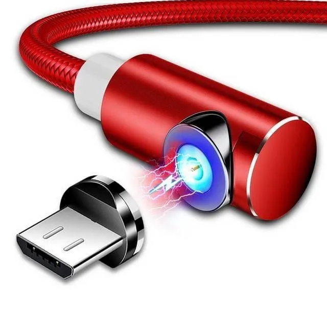 Fast Magnetic Charging Cable for Micro USB - Type C - iPhone