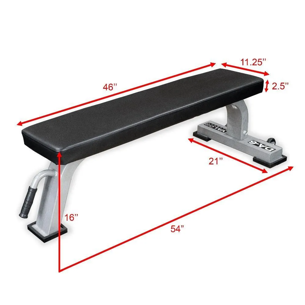 Flat Weight Bench w/ Wheels and Handle