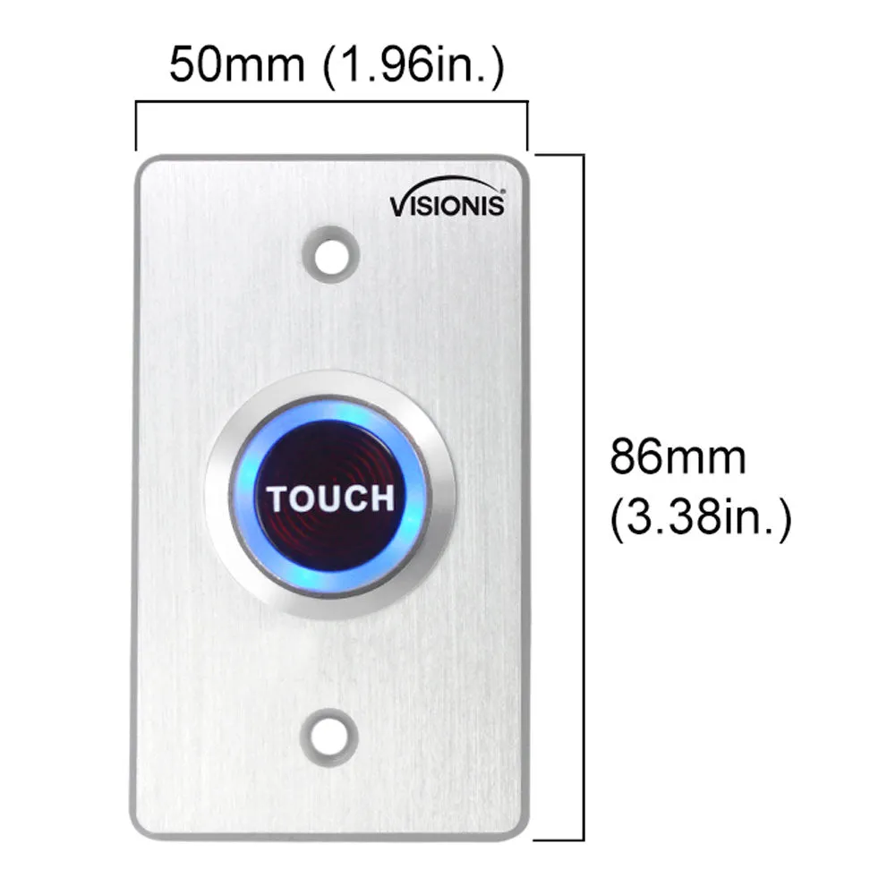 FPC-5601 One Door Access Control In Swinging Door 300lbs Maglock   Slim Outdoor Digital Touch Keypad/ Reader Standalone With Mini Controller   Wiegand 26, No Software, EM Card   Wireless Receiver Kit