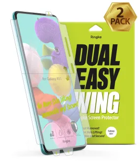 Galaxy A51 Screen Protector Film | DUAL EASY WING - 2 Pack