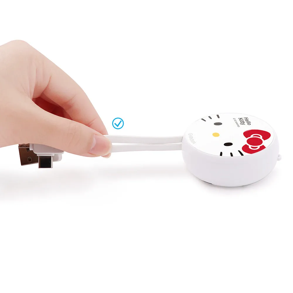 GARMMA Sanrio Characters 3-in-1 Lightning Type-C Micro USB Extracted Extension Cable