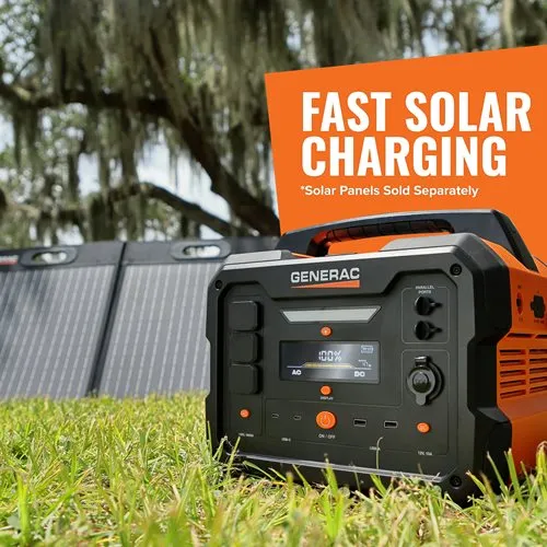 Generac G0080260 GB2000 Compact Portable Power Station w/ Wireless Charging Pad