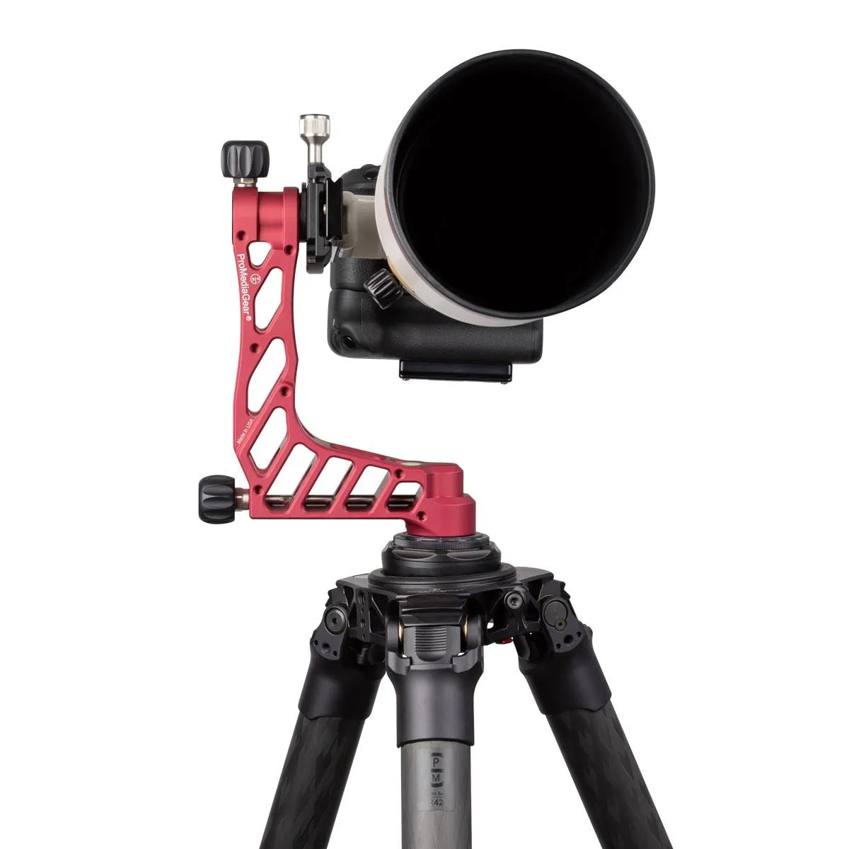 GKJRC RED Katana Pro Gimbal Head Telephoto Lens - Side Mount Clamp