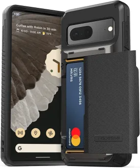 Glide Pro for Pixel 7, Sturdy Semi Auto Wallet Case Compatible Pixel 7 Case