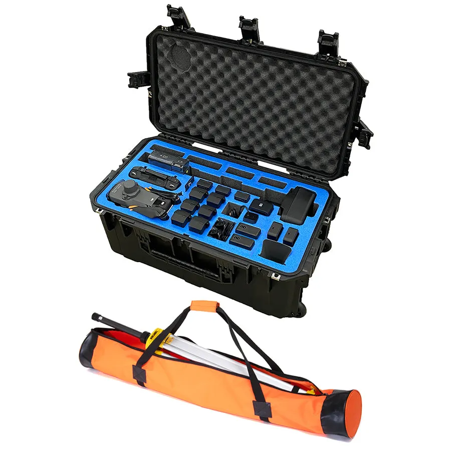 Go Professional Cases Hard-Shell DJI Mavic 3 Enterprise w/Ground Station Case & Tripod Bag Bundle