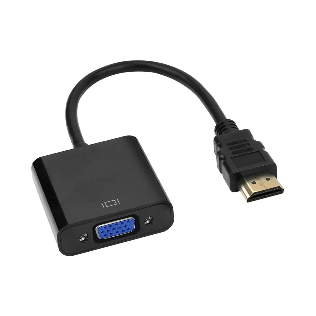 HDMI to VGA Adapter Cable 1080P for Projector, Computer, Laptop, TV, Projectors & TV