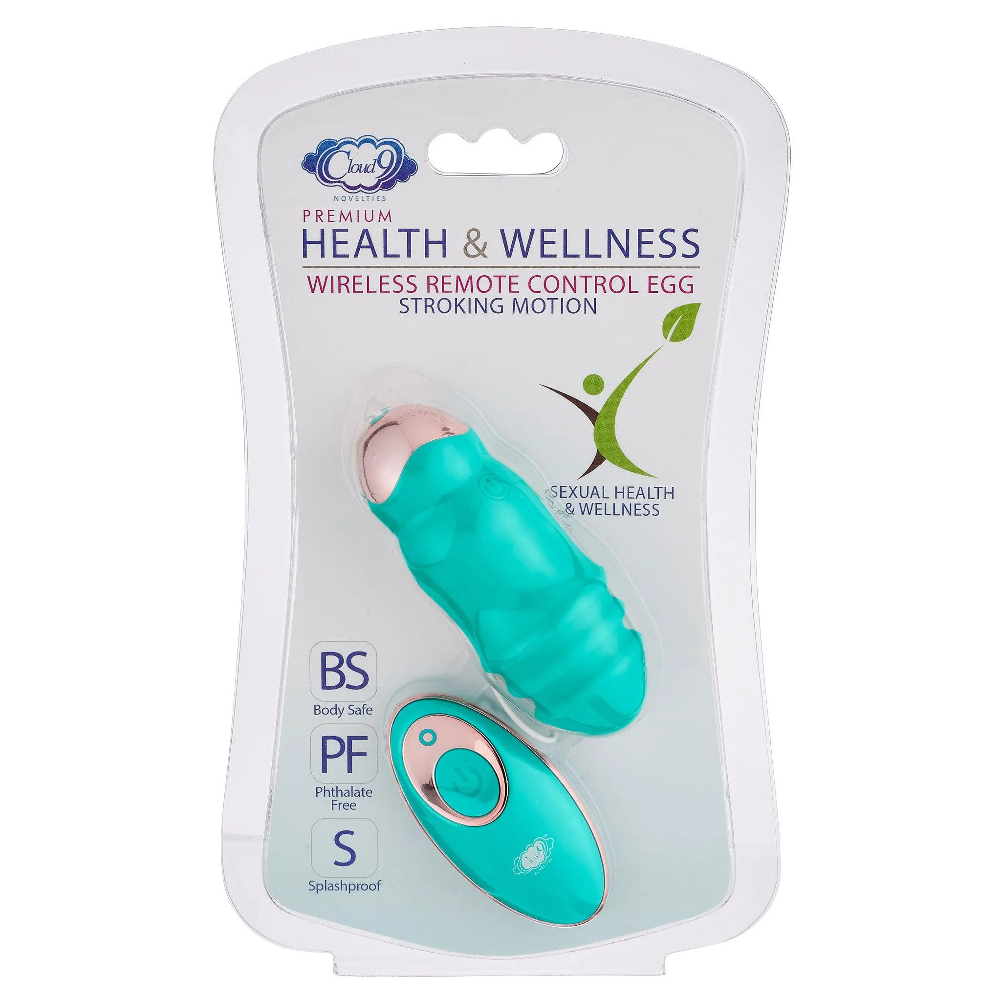 Health and Wellness Wireless Remote Control Egg -  Stroking Motion