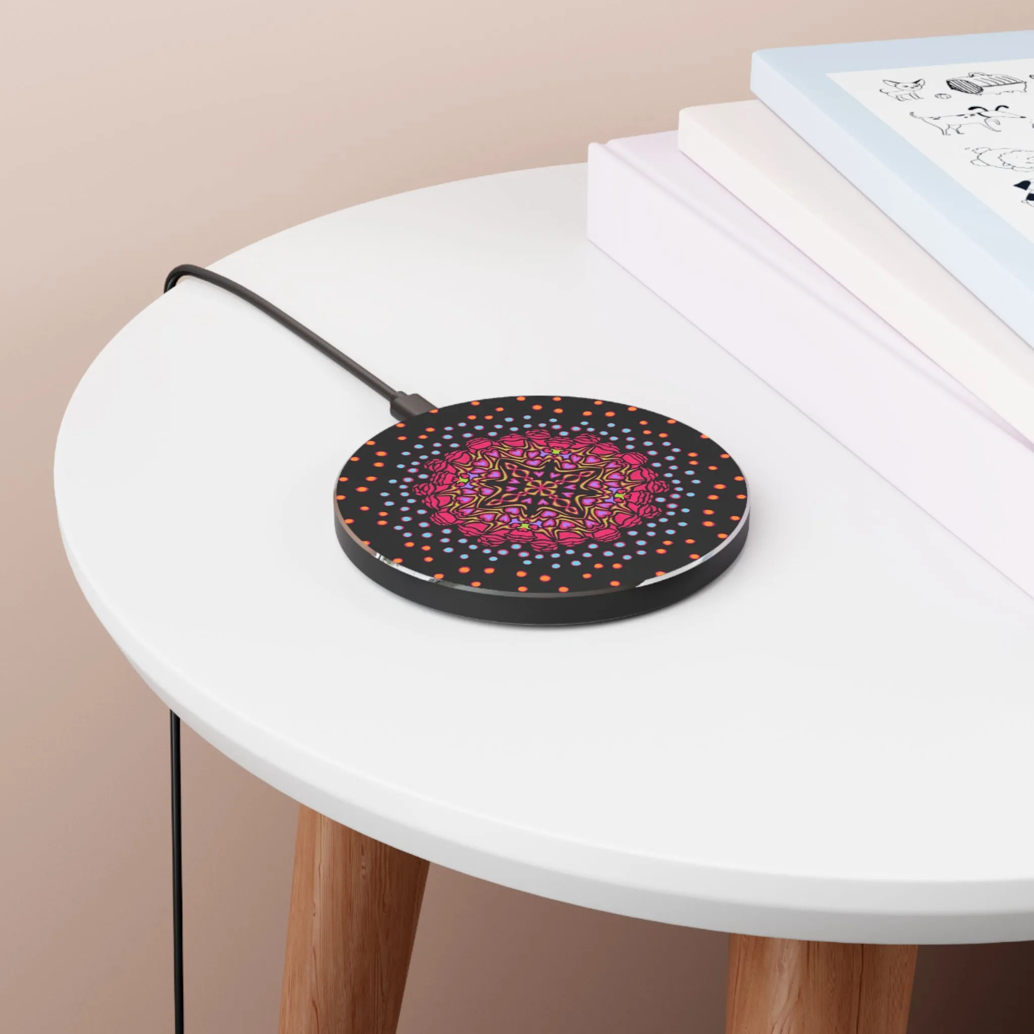 Hearts and Roses Monokai Wireless Charger