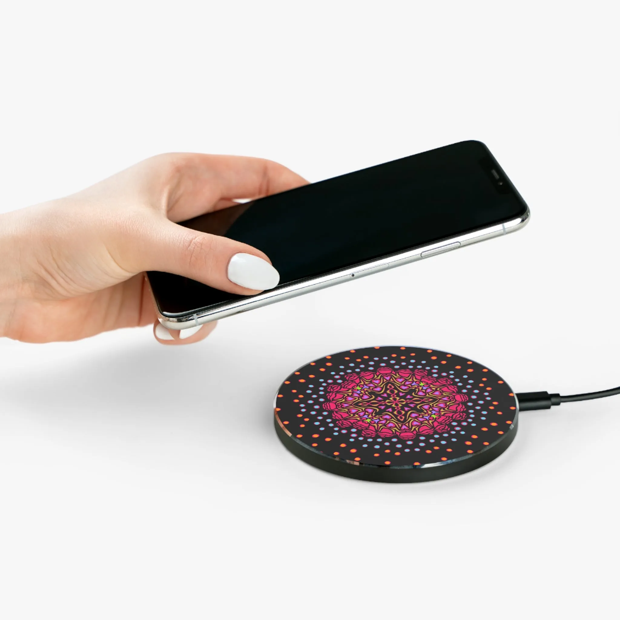 Hearts and Roses Monokai Wireless Charger