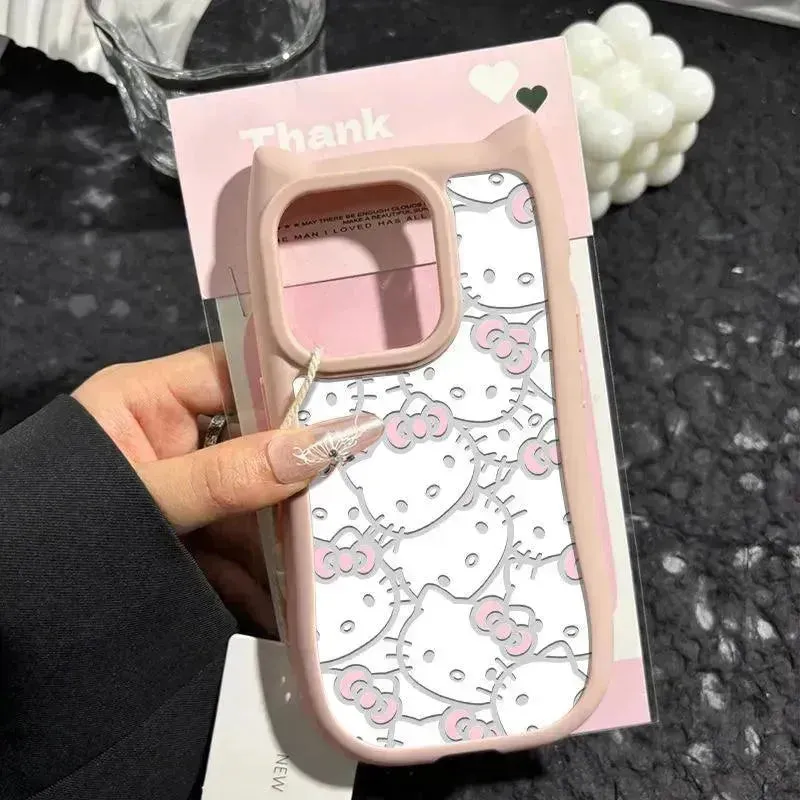 Hello Kitty Cat Ears Phone Case (For iPhones)