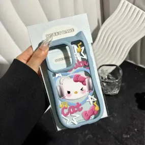 Hello Kitty Cat Ears Phone Case (For iPhones)