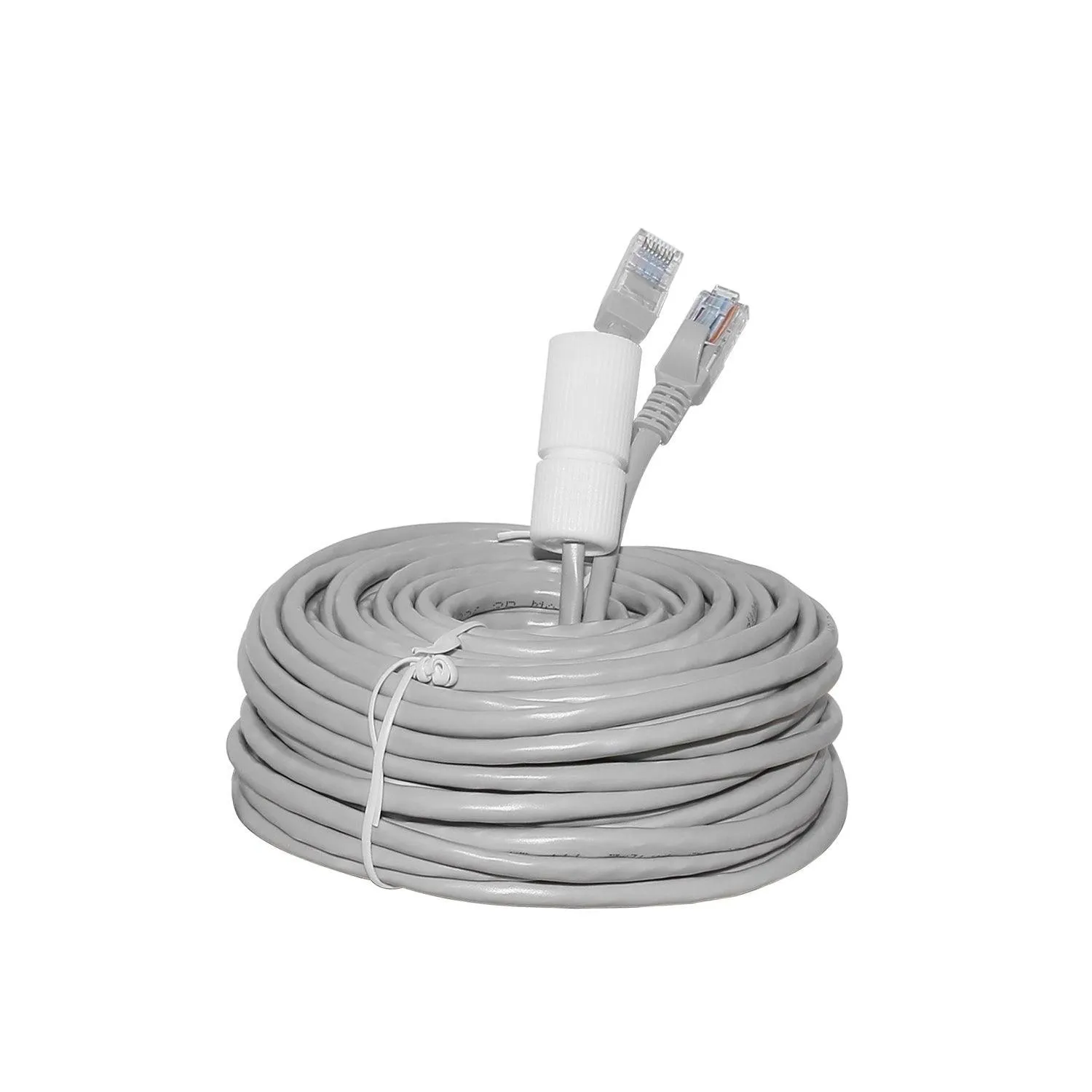 Hiseeu 64Ft Cat5e PoE Ethernet Cable,Network Cable with RJ45 Waterproof Connector