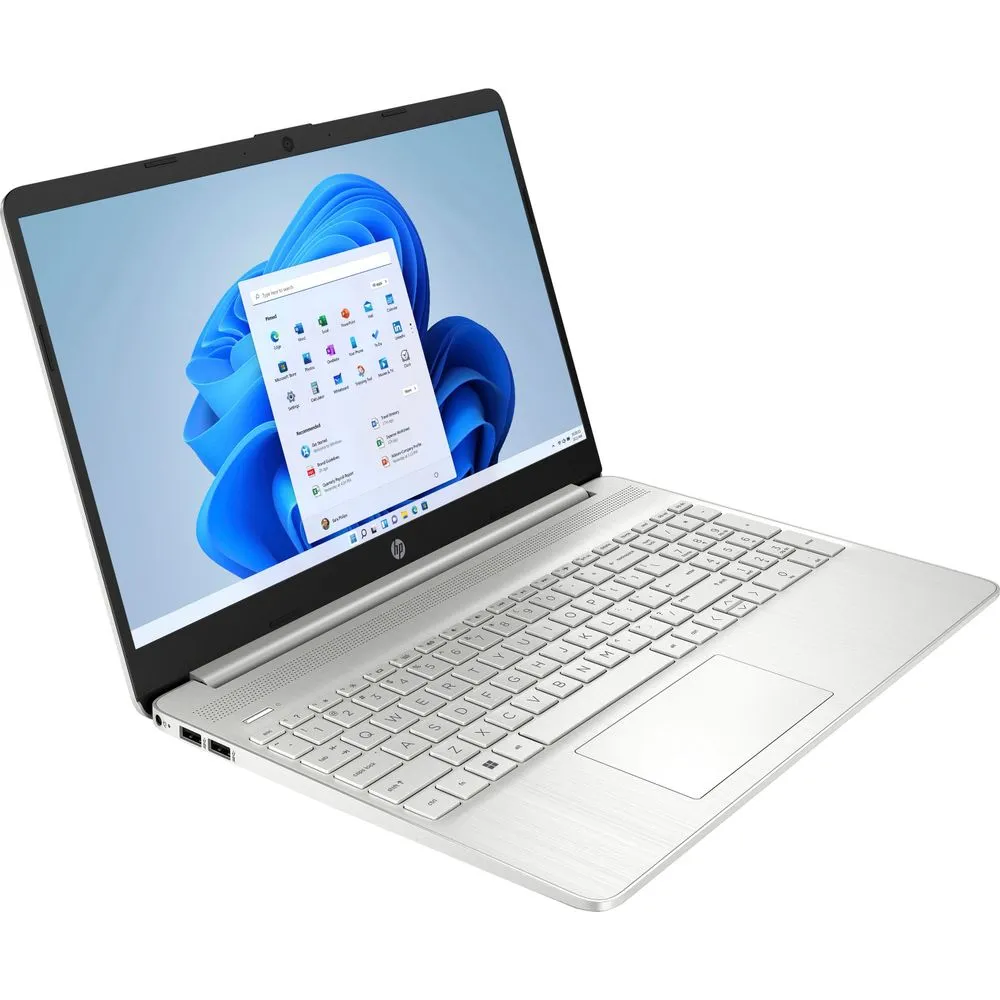 HP 15-dy5058cl 15.6" FHD i5-1155G7 2.5GHz Intel Iris Xe Graphics 12GB RAM 512GB SSD Win 11 Home Natural Silver