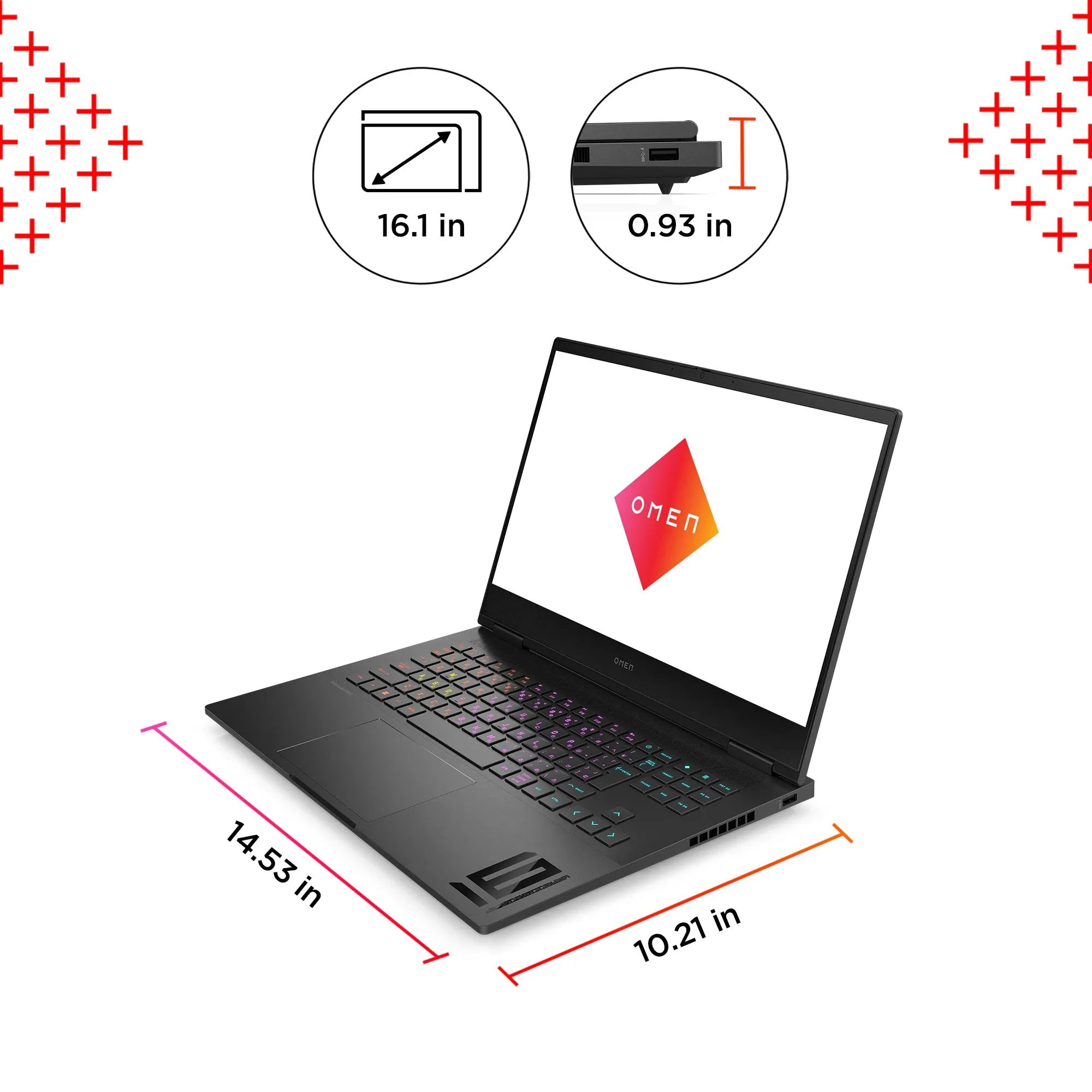 HP OMEN 16-XF0033 GAMING 7N9X4UA#ABA-NOB AMD Ryzen™ 9 7940HS 4.0GHz RTX 4070 165Hz FHD GAMING LAPTOP (Brand New)