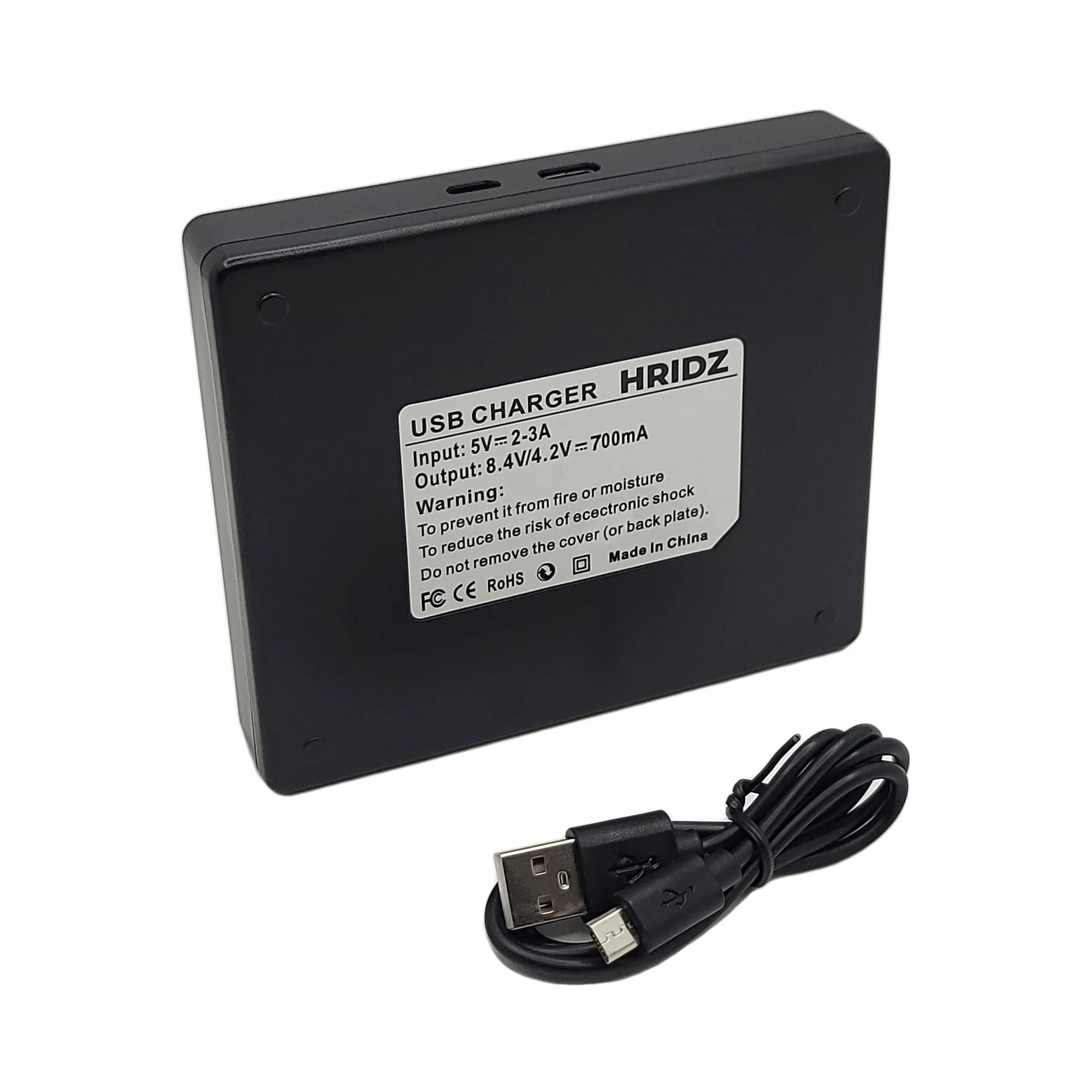 Hridz EN-EL20 Dual USB Battery Charger for Nikon EN-EL20 EL22 EL20A J1 J2 J3 S1 V3