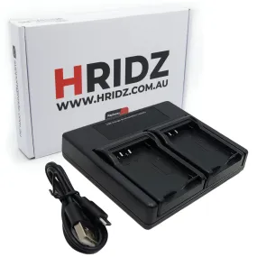 Hridz EN-EL20 Dual USB Battery Charger for Nikon EN-EL20 EL22 EL20A J1 J2 J3 S1 V3