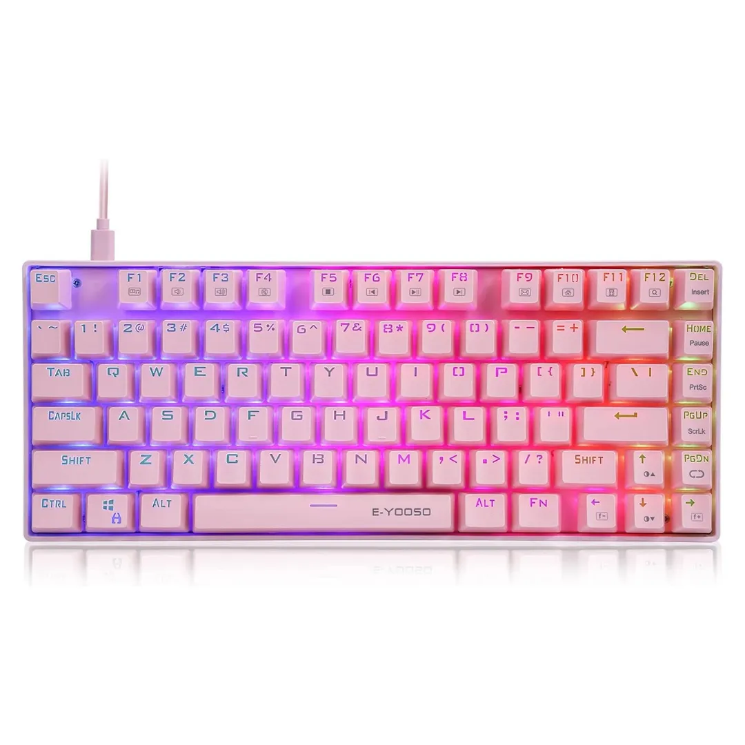 HUO JI Z-88 RGB Backlit Mechanical Gaming Keyboard