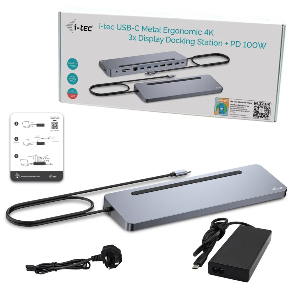 I-Tec Usb-C Ergo Dock   Charger