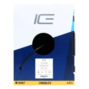 Ice Cable 12-2FX/BOX/BLK 12-2 Direct Burial Cable - 500ft Box (Black)