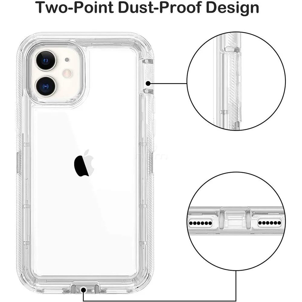 iPhone 11 Pro Max 6.5" Transparent Defender Case Clear