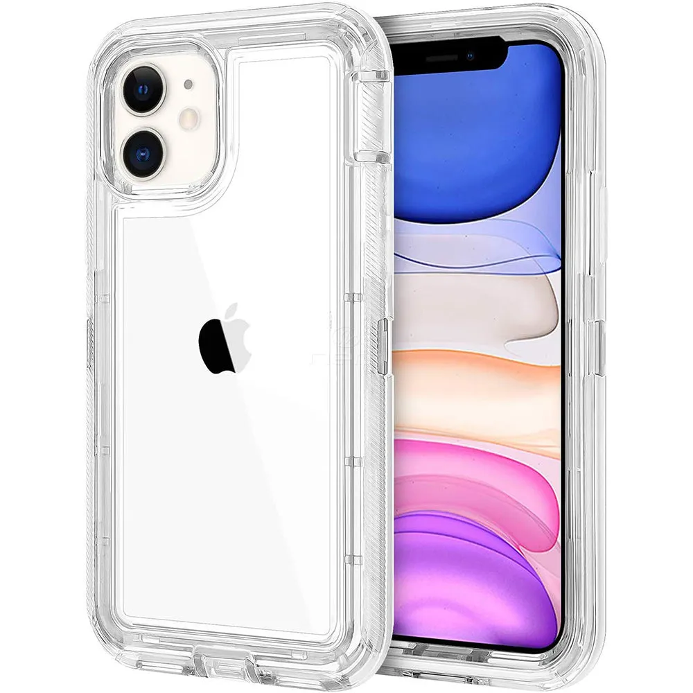 iPhone 11 Pro Max 6.5" Transparent Defender Case Clear