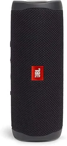 JBL Flip 5 Portable Bluetooth Speaker with Rechargeable Battery, Waterproof, PartyBoost compatible, Midnight Black