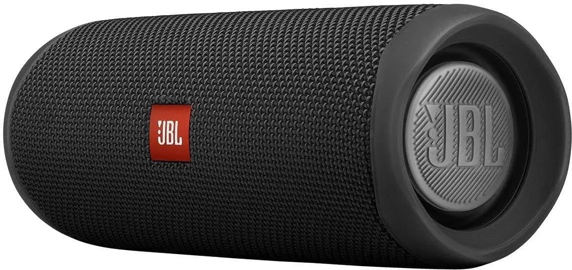 JBL Flip 5 Portable Bluetooth Speaker with Rechargeable Battery, Waterproof, PartyBoost compatible, Midnight Black