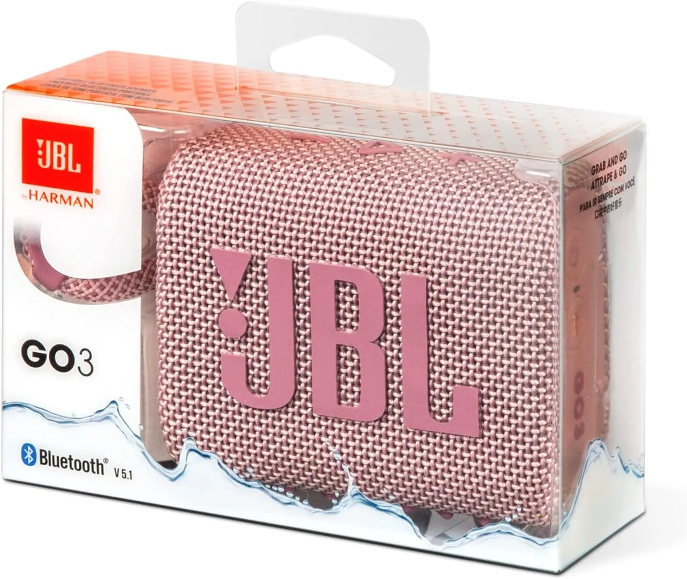 JBL GO 3 - Wireless Bluetooth portable speaker - Pink