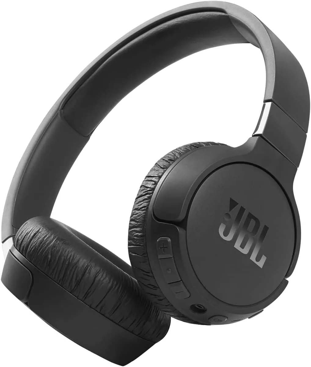 JBL Tune 660NC Wireless Over-Ear Headphones - Bluetooth, Active Noise Cancellation, Black