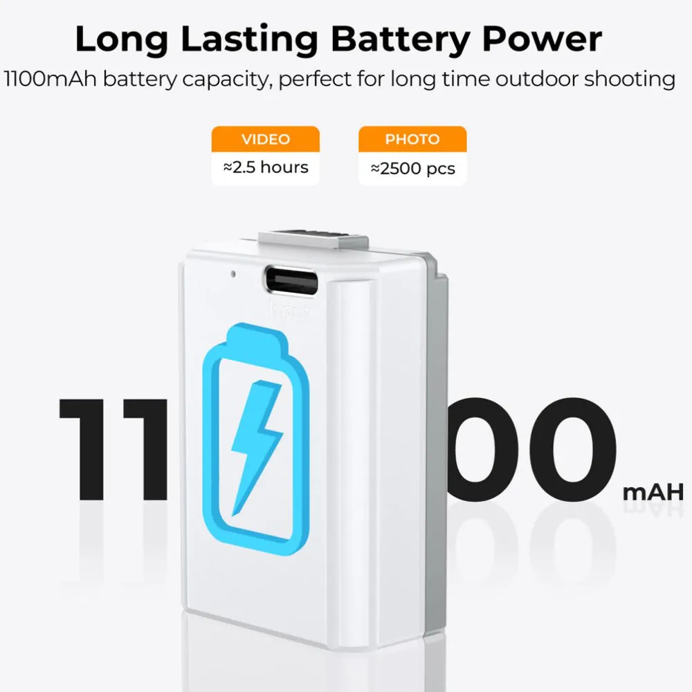 K&F Concept NP-FW50 Battery (2-Pack) 7.2V 1100mAh Batteries with USB Type C Direct Fast Charging for Sony ZV-E10 A7 A7II A7RII A7SII A7S A7S2 A7R A7R2 A5000 A6400 A6500 A6300 A6000 NEX-3/5/7 and Other Cameras | NPFW50 NP FW50