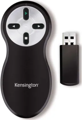 Kensington Wireless USB Presentation Clicker - Compatible with Windows & macOS, 20m Range (K33373EU)