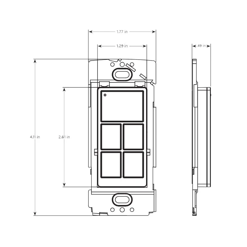 Keystone KTSL-WS1-B-SG /G2 Bluetooth Wireless Keypad