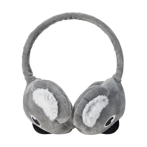 Kids Headphones - Plush Koala Colour Grey